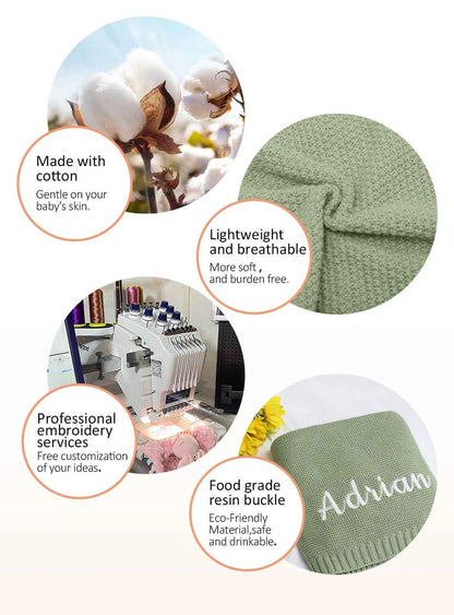 Couverture bébé | Coton Personnalisable™