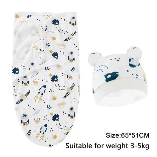 Couverture emmaillotage bébé | Cocon Ajustable™