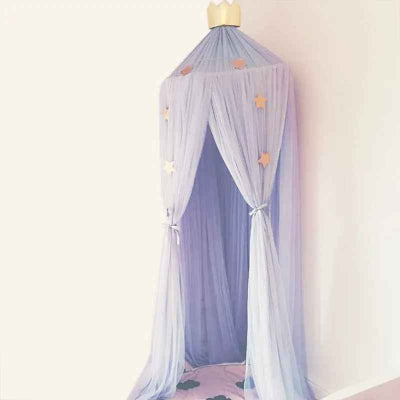 Ciel de lit bebe violet