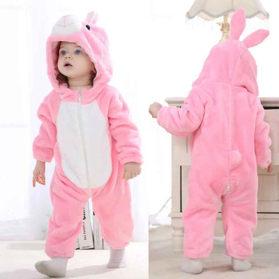 Pyjama bébé animal Rose