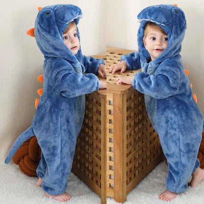 Pyjama bébé animal bleu marine