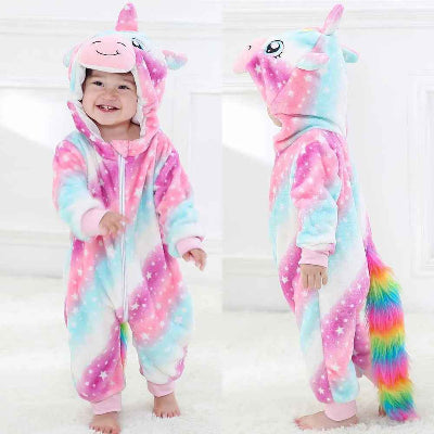 Pyjama noël bebe Flanelle Douillet Kaki
