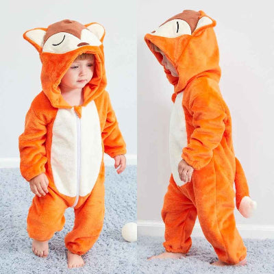 Pyjama noël bebe Flanelle Douillet orange
