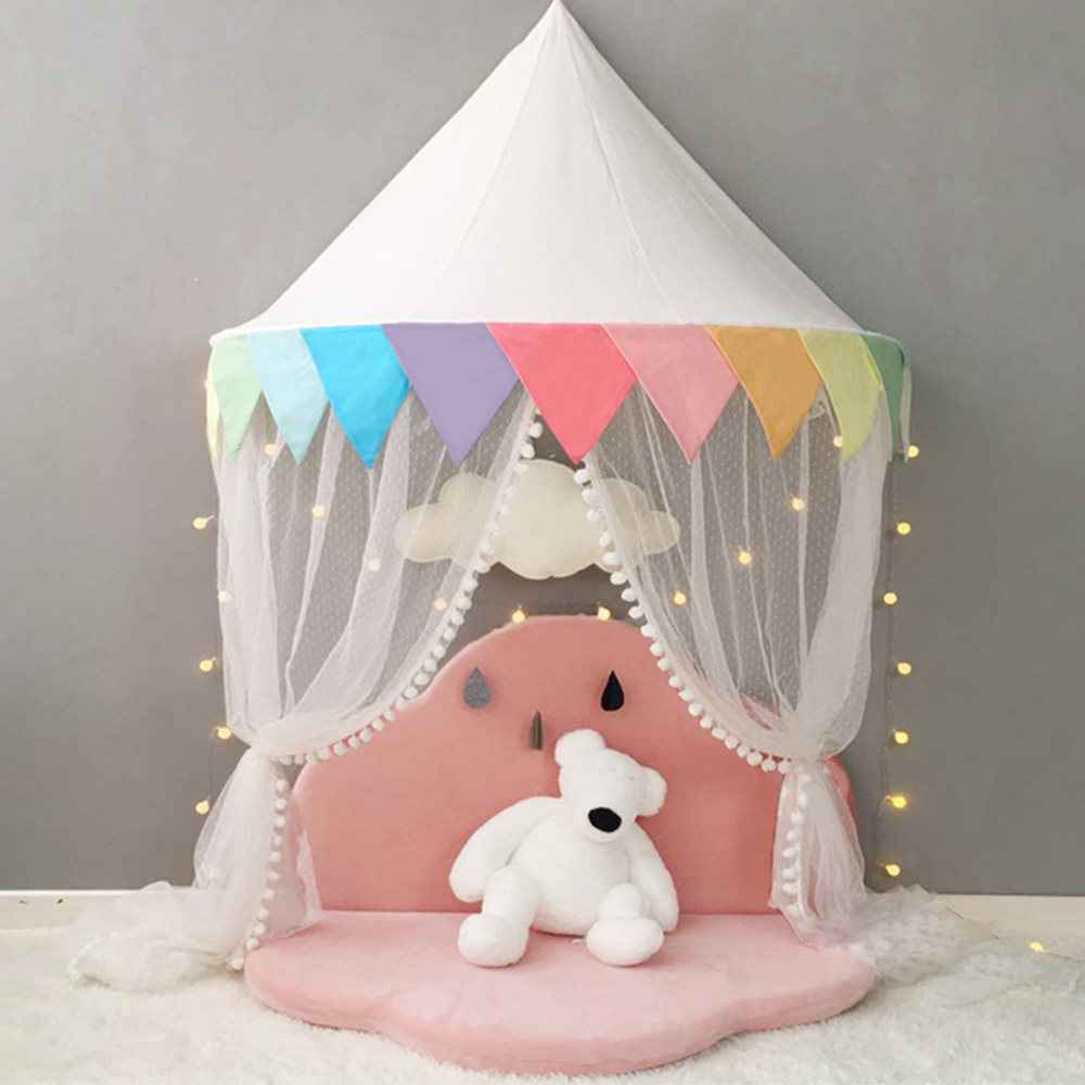 Ciel de lit cabane | Coton Naturel - Jardin BéBé