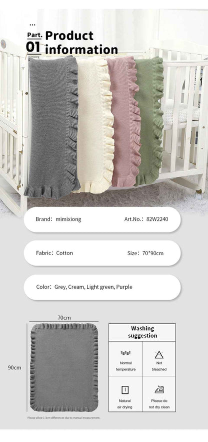 Couverture bebe | Douceur Coton Hypoallergénique - Jardin BéBé