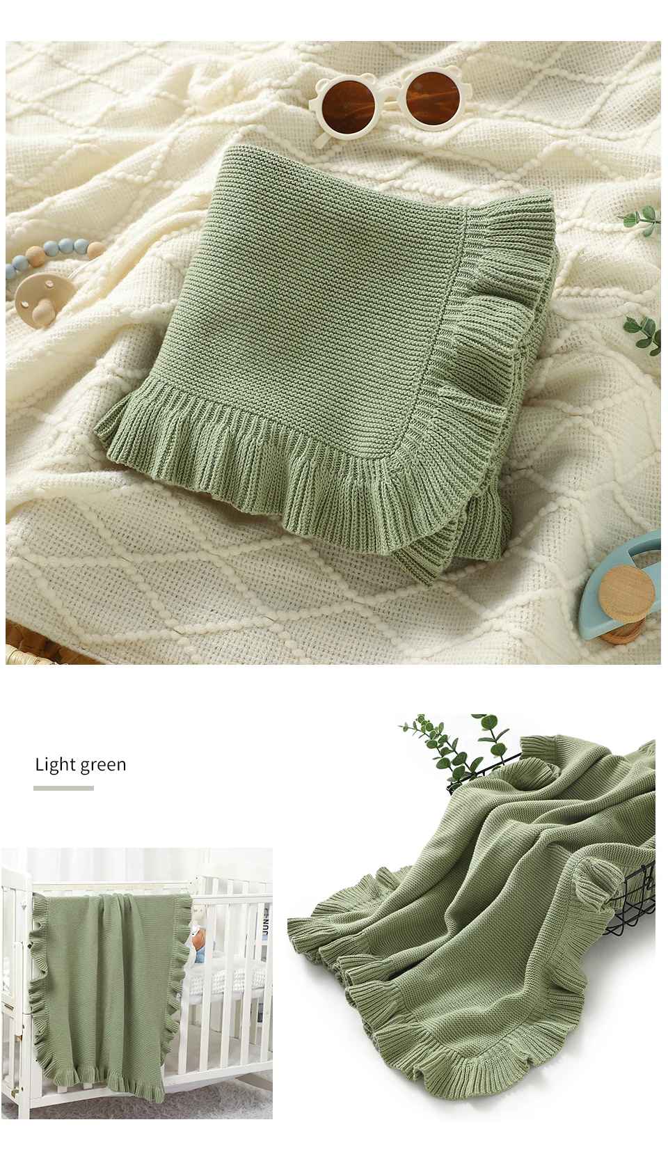Couverture bebe | Douceur Coton Hypoallergénique - Jardin BéBé