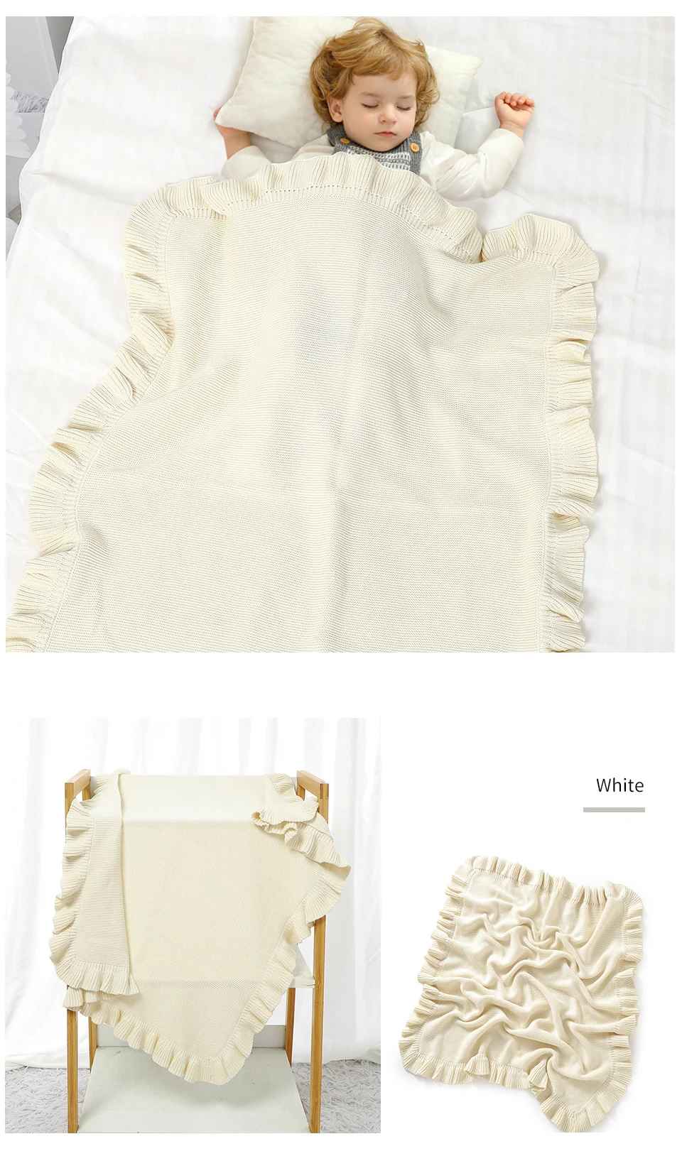 Couverture bebe en crochet | 4 Saisons - Jardin BéBé