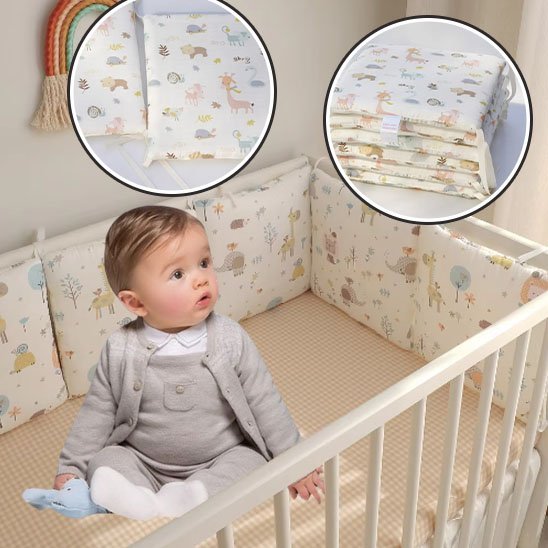 Tour de lit bébé | Coton Bio - Jardin BéBé