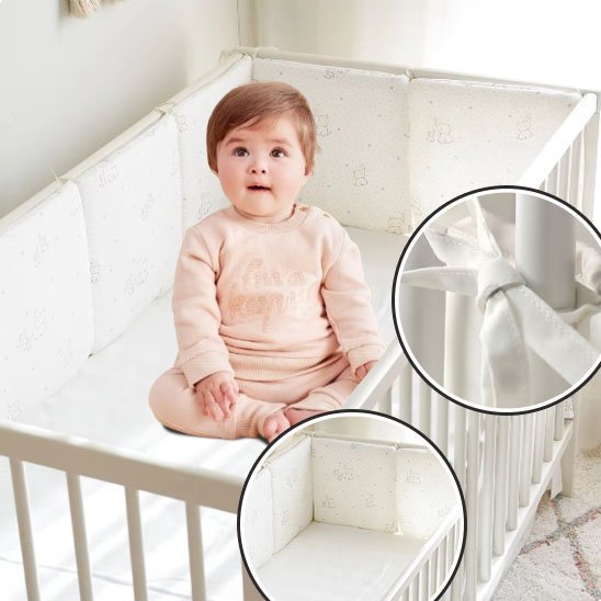 Tour de lit bébé | Coton Bio - Jardin BéBé