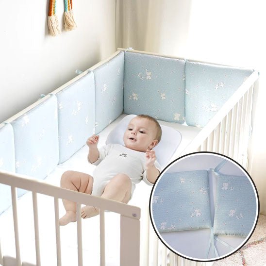 Tour de lit bébé étoilé en coton | Doux Rêves - Jardin BéBé