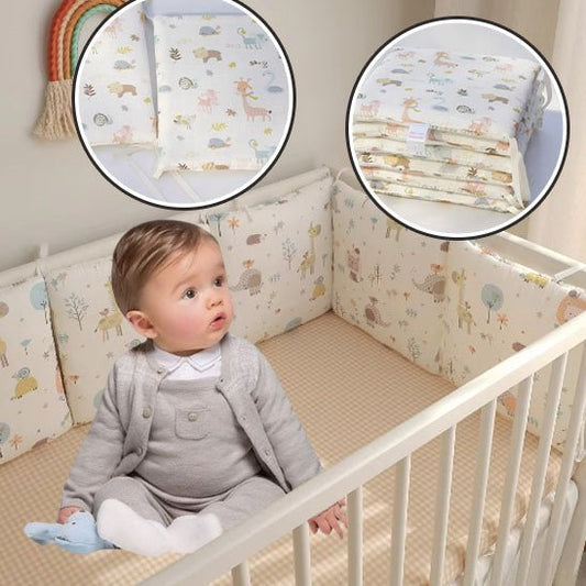 Tour de lit bébé étoilé en coton | Doux Rêves - Jardin BéBé
