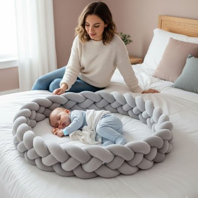 Tresse de lit bébé | Douillette - Jardin BéBé